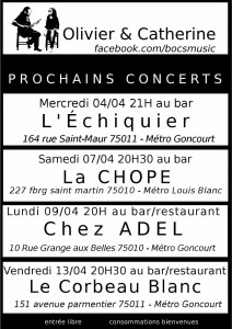 Prochains concerts